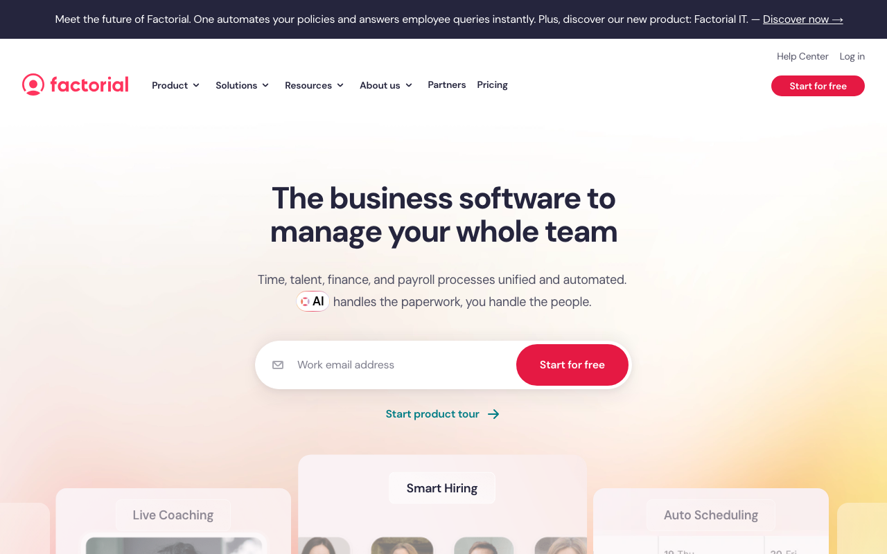 Factorial screenshot