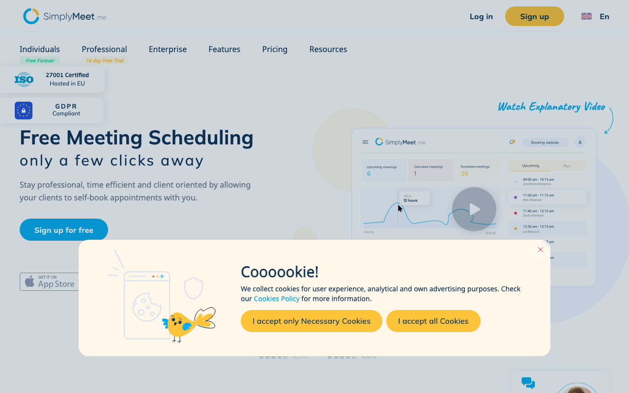 SimplyMeet.me screenshot